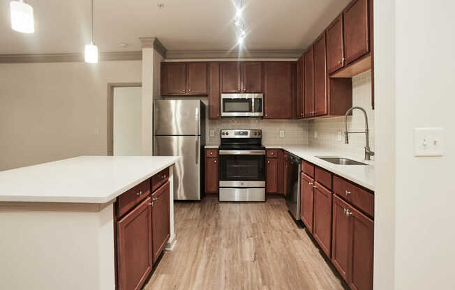 Kitchen with Stainless Steel Appliances