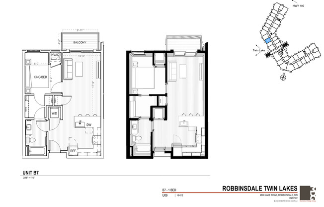 1 bed, 1 bath, 652 sqft, $1,695, Unit 115