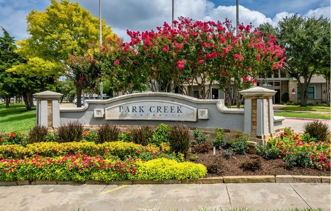 Park Creek Exterior Monument Signage