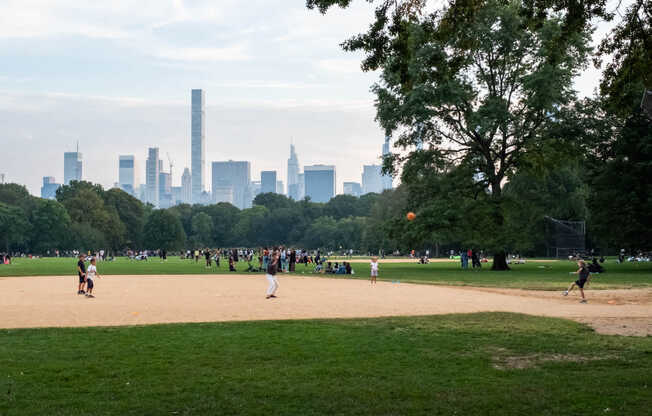 Central Park offers fun for residents of all ages.