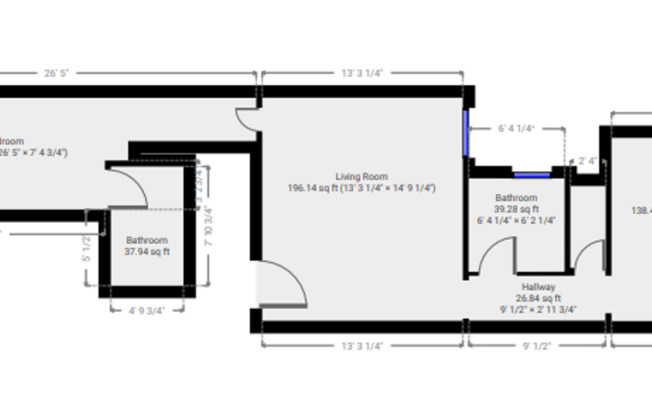 1 bed, 1.5 baths, 20 sqft, $1,250, Unit #1