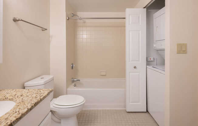 Bathroom and In-home Washer and Dryer