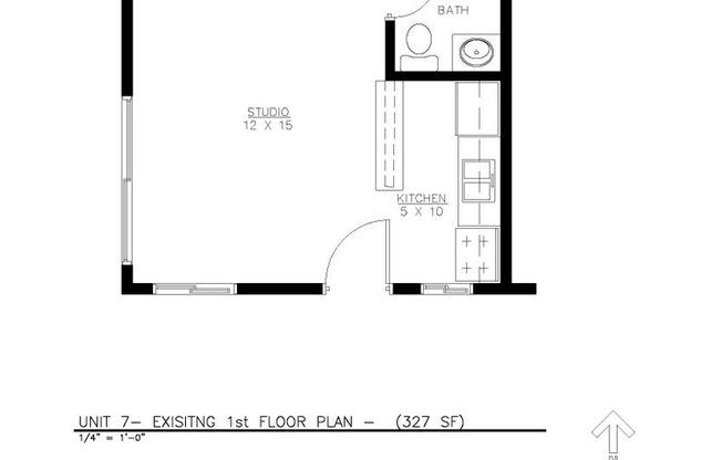 Studio, 1 bath, 329 sqft, $2,295, Unit 27-03