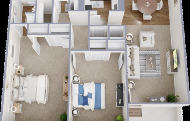 2 beds, 2 baths, 1,160 sqft, $1,575