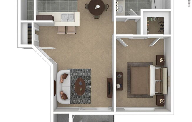 1 bed, 1 bath, 794 sqft, $1,830