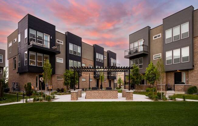 Parc at Day Dairy Lawn Area with BBQ Grills