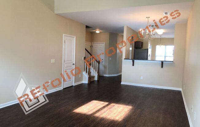 Great Location! 3 Bedroom 2.5 Bathroom 1 Car-Garage Townhouse w/ Main Level Primary Suite @ Bryarton Village, Raleigh, Available Now!