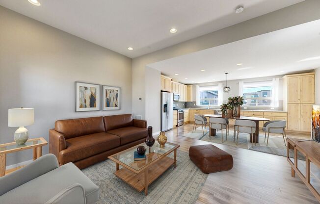 Modern 3 story townhome available now!