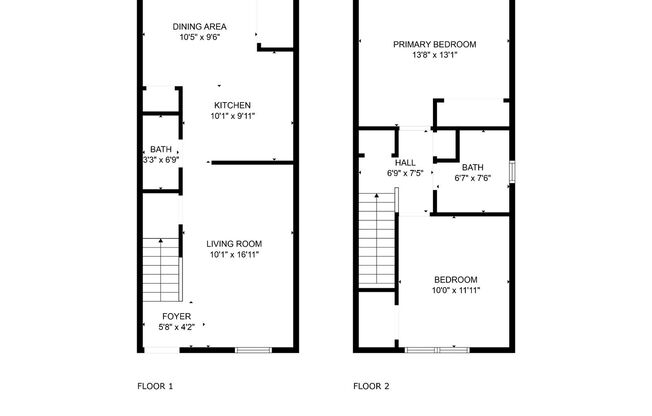 2 beds, 1.5 baths, 1,000 sqft, $1,050, Unit B