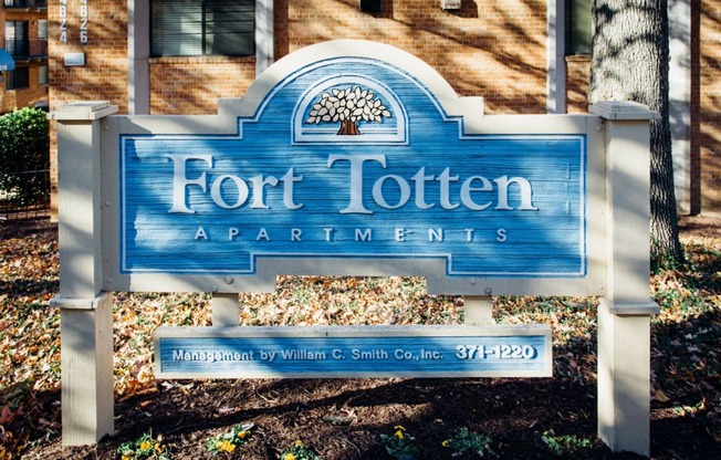 fort totten apartments monument sign in washington dc