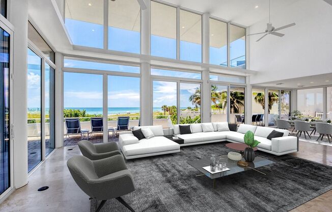 Beach Access & Gulf Views From This Incredible Luxury Home on Longboat Key