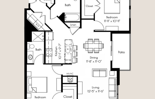 2 beds, 2 baths, 1,127 sqft, $2,350, Unit 8310 Globe Drive - 308