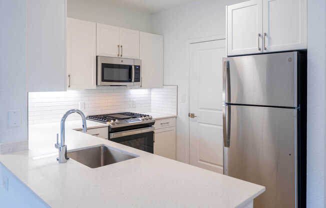 Kitchen with Stainless Steel Appliances