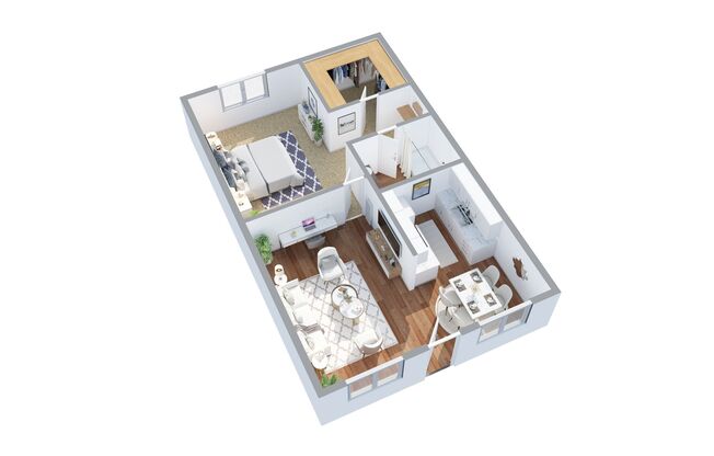 1 bed, 1 bath, 625 sqft, $1,400, Unit 31