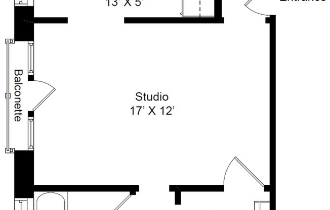 Studio, 1 bath, 300 sqft, $1,665, Unit 530-604