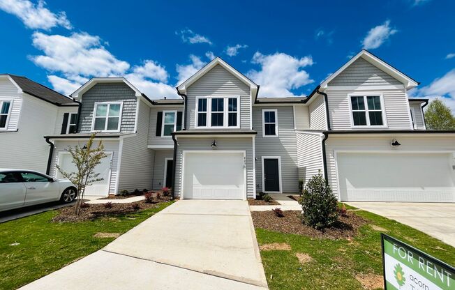 BRAND NEW 2-story 1-car garage Jamestown townhome with 3 bedroom 2.5 bath