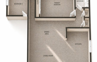 2 beds, 1 bath, 750 sqft, $1,600, Unit 68