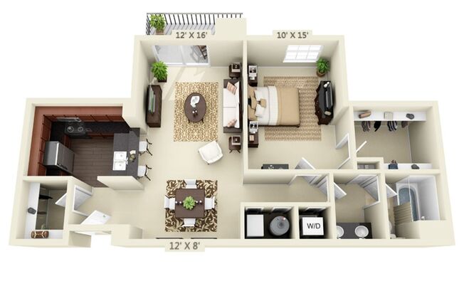 1 bed, 1 bath, 800 sqft, $1,725, Unit 5968202RP-1