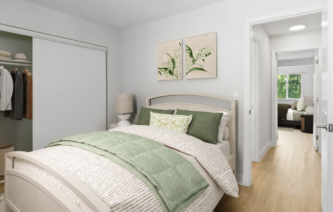 Bedroom with Hard Surface Flooring