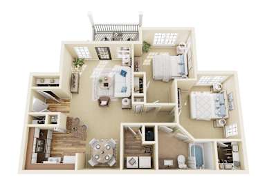 2 beds, 1 bath, 1,090 sqft, $1,465