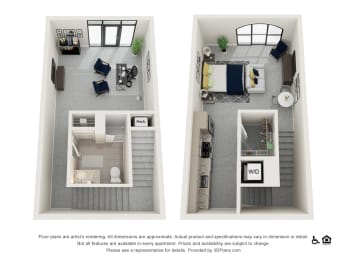 Studio, 1 bath, 960 sqft, $2,359