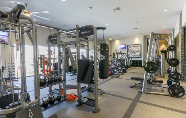 Gym at the Evo in Las Vegas