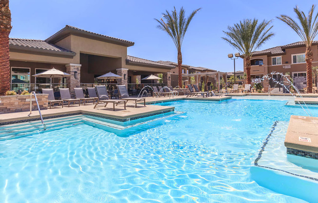 Pool view1 at Level 25 at Durango by Picerne, Nevada