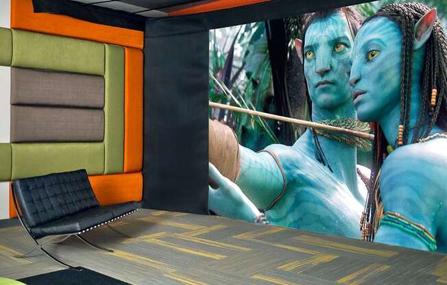 Luxury apartments in north Scottsdale - Avion on Legacy Private screening room