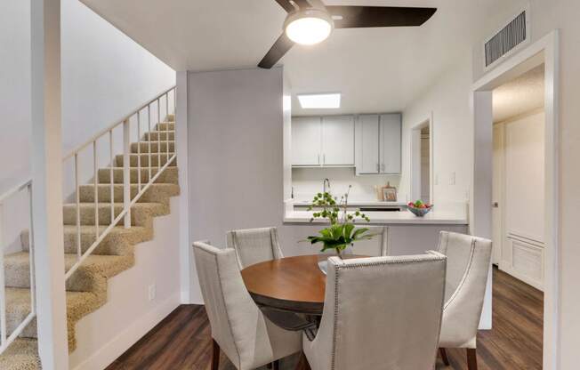 Dining space at Meridian Apartments, California, 90066