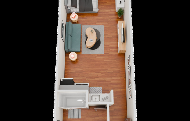 Studio, 1 bath, 441 sqft, $1,250, Unit 4408