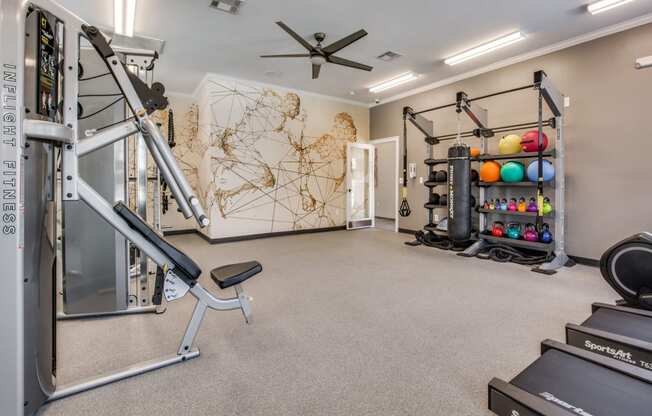 the gym a at Carrington at Barker Cypress, Texas, 77433