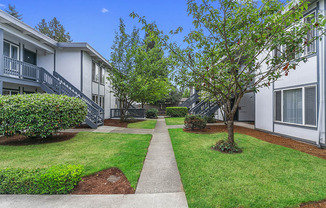 Green Space at Capri Apartments, Mountlake Terrace, Washington