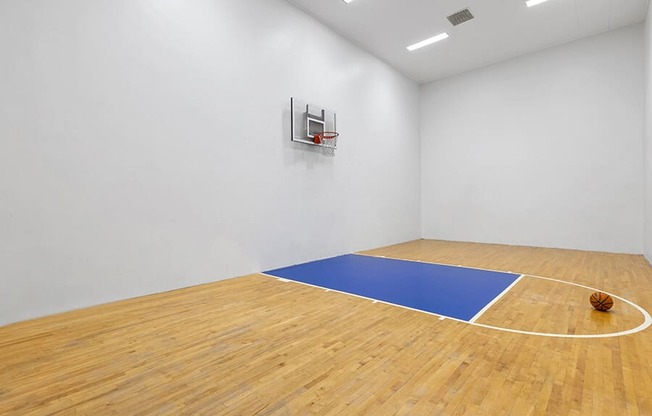 Indoor Basketball Court Area at Hilands Apartments in Tucson, AZ.