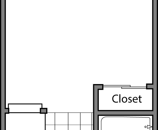 Studio, 1 bath, 460 sqft, $1,845, Unit 114