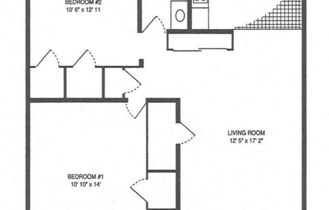 The Captiva: Beds - 2: Baths - 1: SqFt Range - 800 to 800