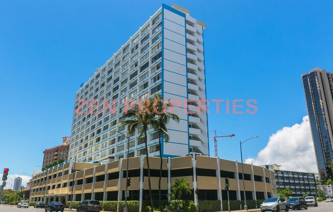Kapiolani Terrace studio for rent