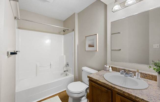 Bathroom with Modern Finishes