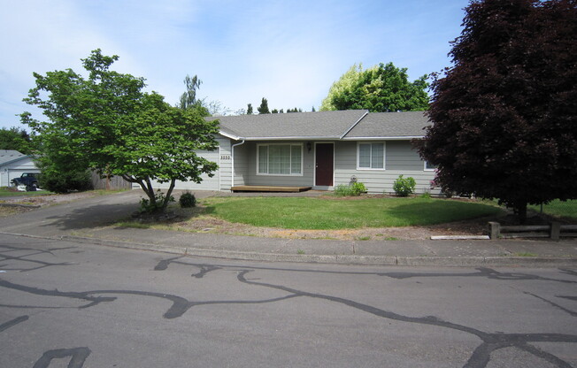 Single Level Three Bedroom in South Salem on Corner Lot