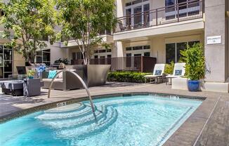 Sparkling Pool at mResidences Miracle Mile, Los Angeles