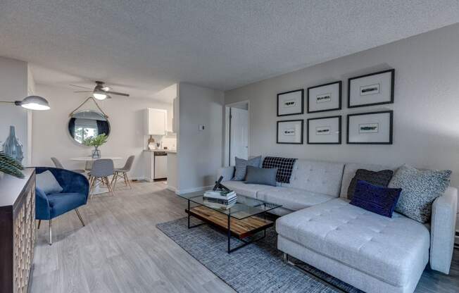 Living Room - The Berkshire Apartments