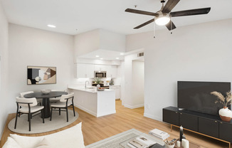 Living Room with Hard Surface Flooring