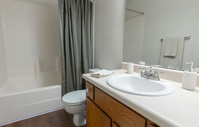 Oversized Soaking Tub In Bath at Sandstone Court Apartments, Indiana