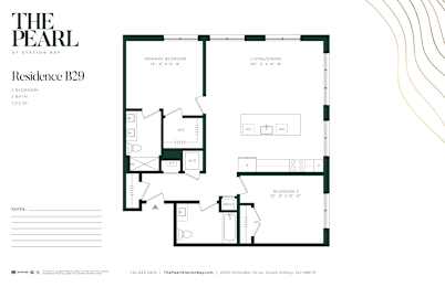 2 beds, 2 baths, $3,605