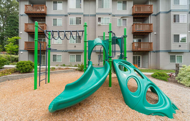 our apartments showcase a playground