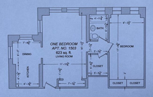 1 bed, 1 bath, $2,100, Unit 1403A