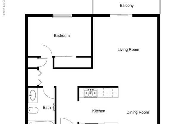 1 bed, 1 bath, 650 sqft, $1,360