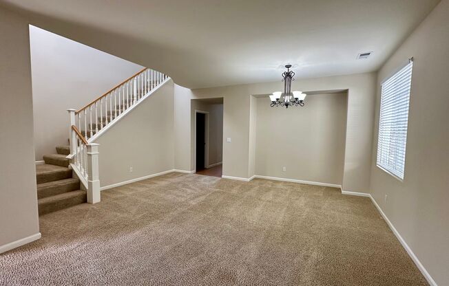 Move-in Special $500.00 off first months rent Large beautiful home, new paint. Bedroom and full bathroom downstairs