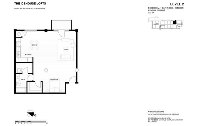 Studio, 1 bath, 900 sqft, $1,750, Unit A-509