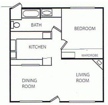 1 bed, 1 bath, 676 sqft, $1,550