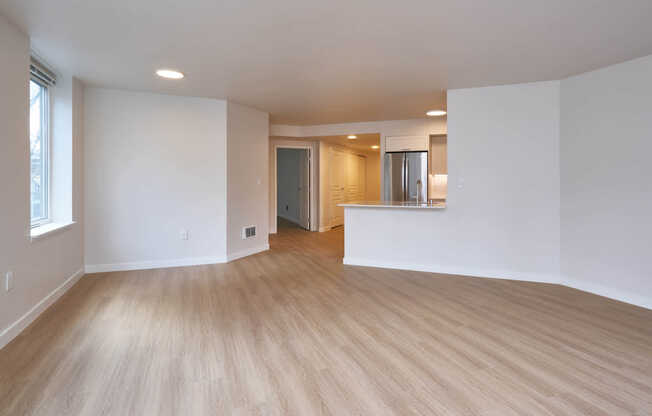 Living Room with Hard Surface Flooring